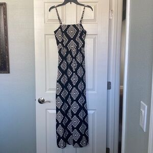 NWTS - Black and Cream Maxi Dress